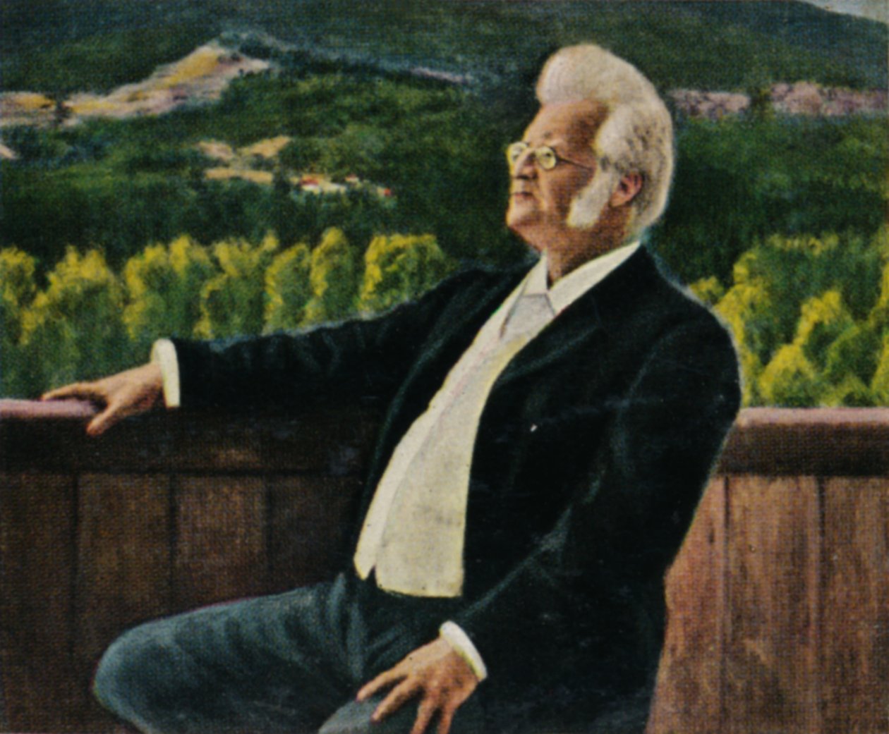 Björnstjerne Björnson 1832-1910. - Malet af Erik Werenskiold, 1934. af Unbekannt