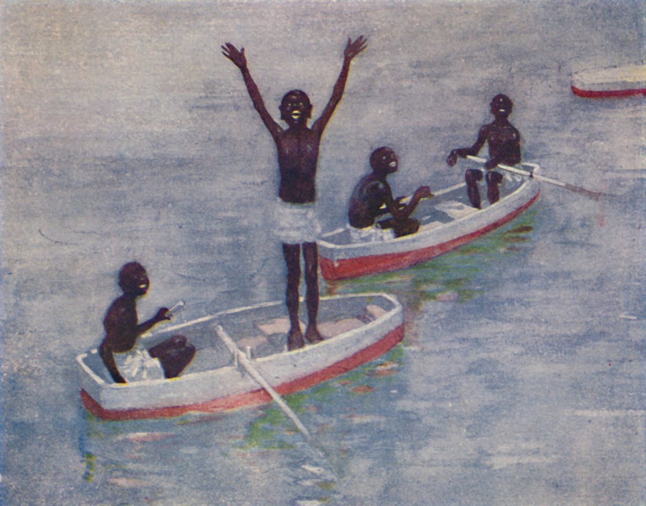 Sorte drenge på Barbados, 1924 af Unbekannt
