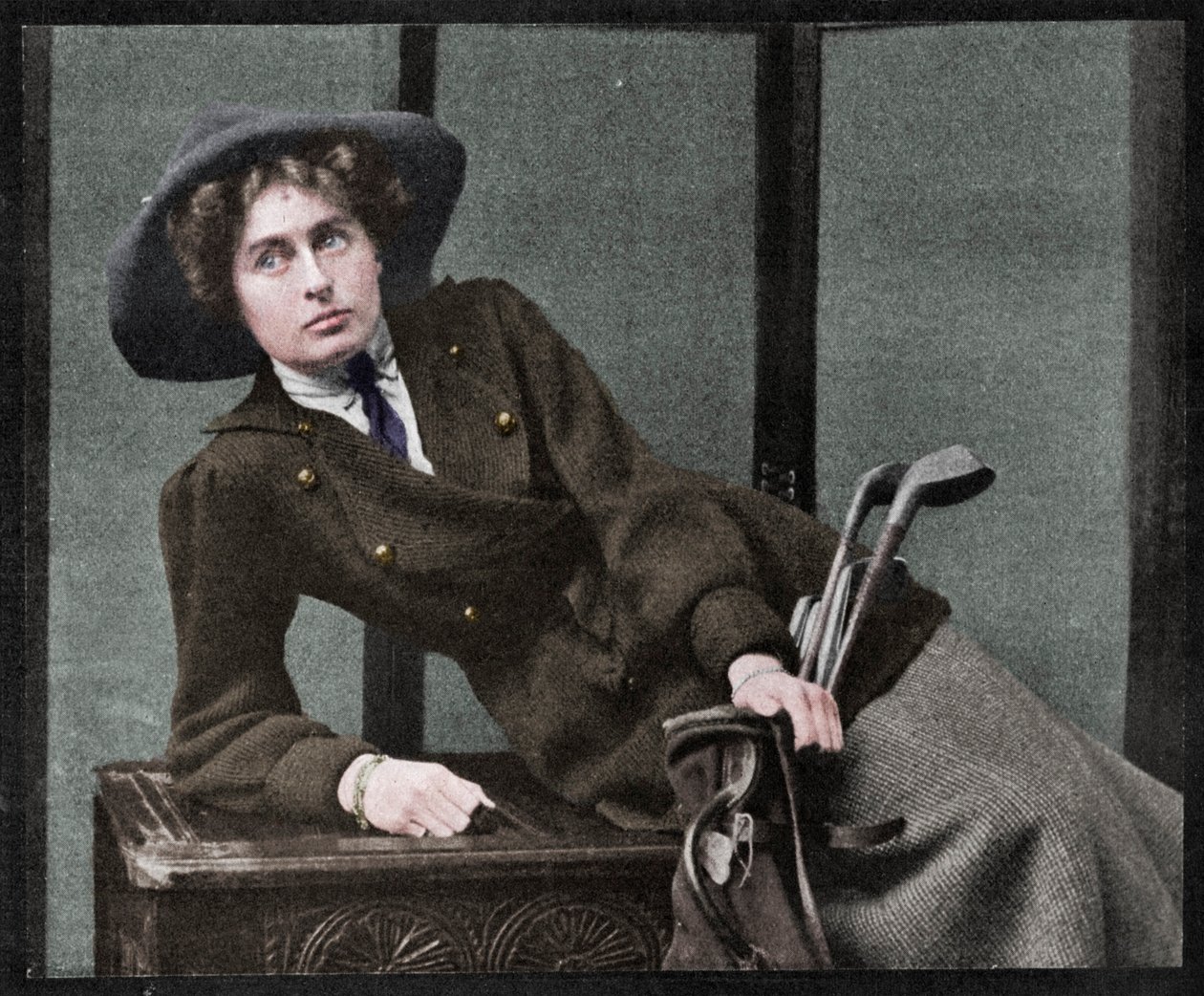 Sort kasket, c1910 af Unbekannt
