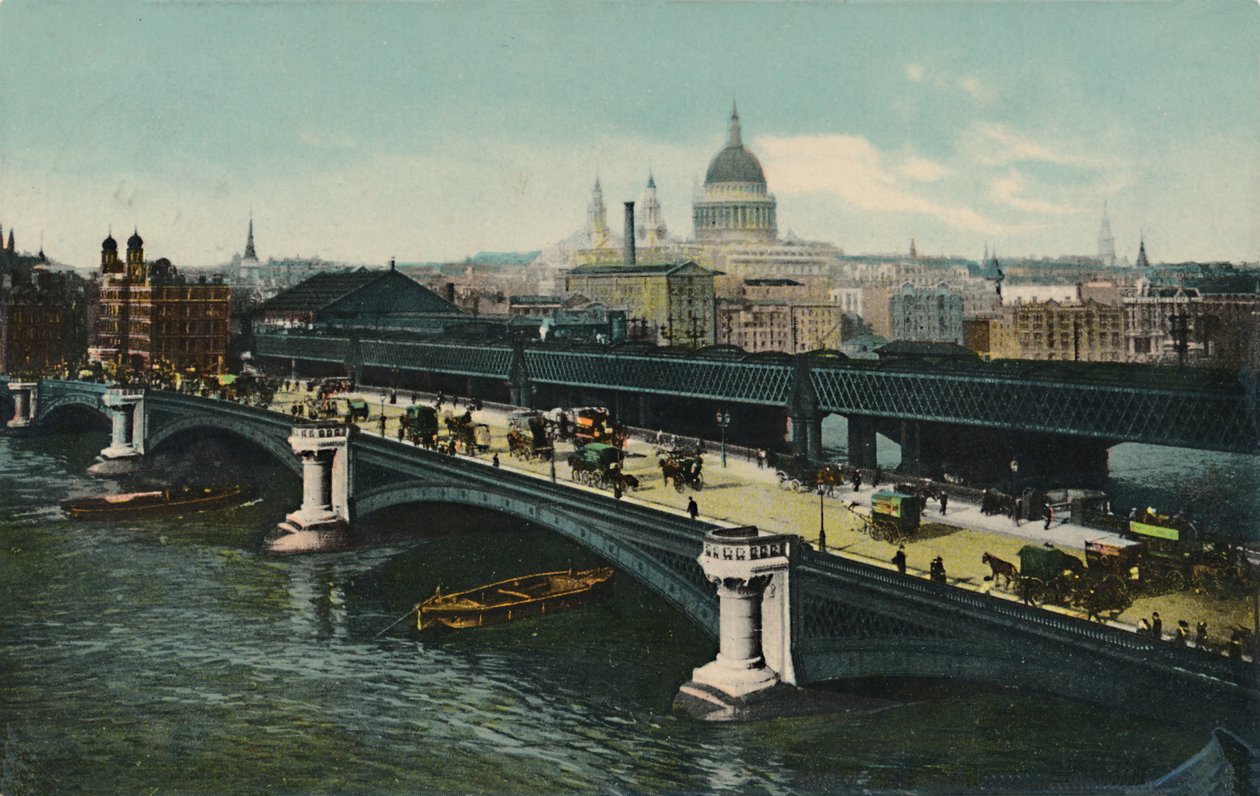 Blackfriars Bridge, London, 1911. af Unbekannt