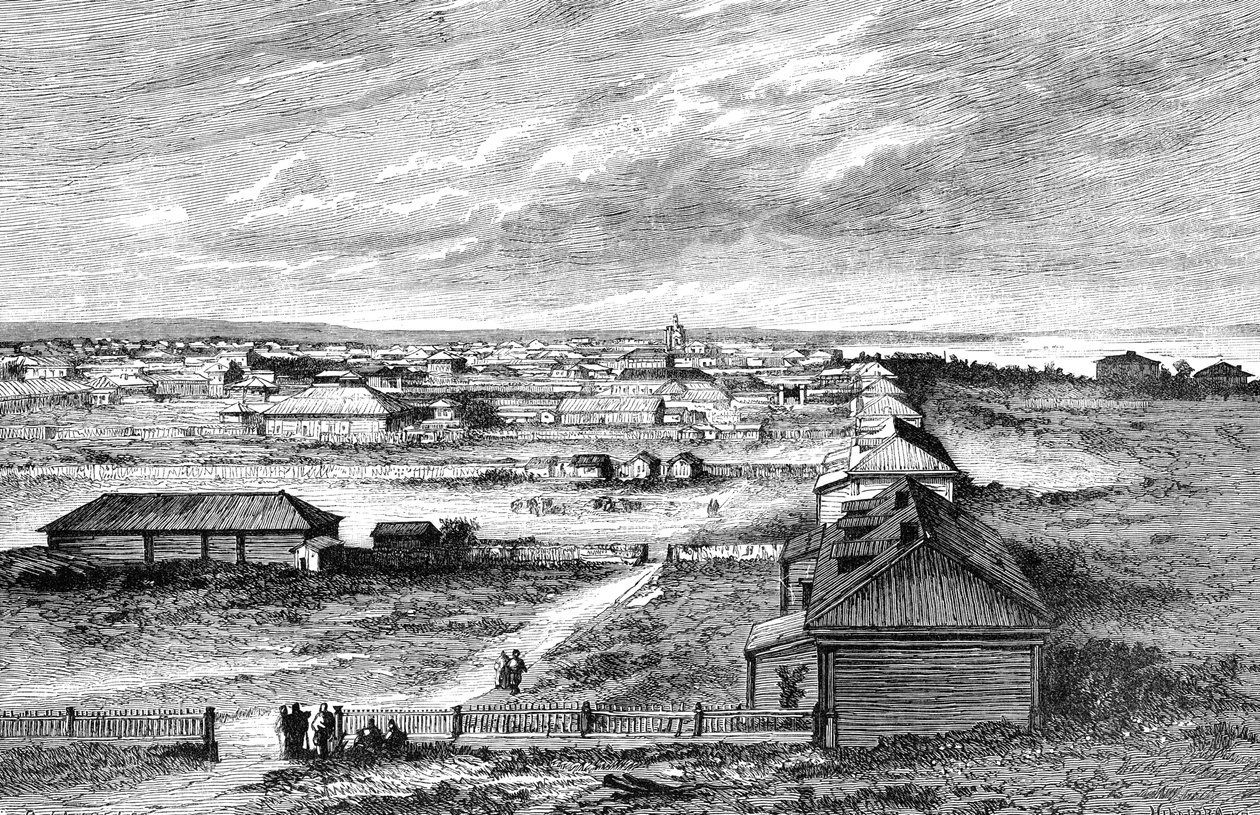 Blagoveshchensk, Sibirien, Rusland, 1895 af Unbekannt