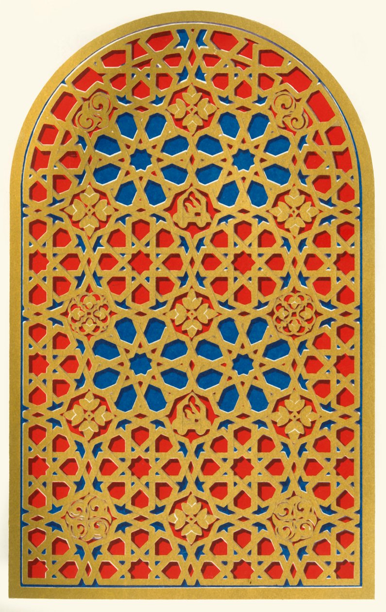 Blankt vindue, Hall of the Bark, 1907. af Unbekannt