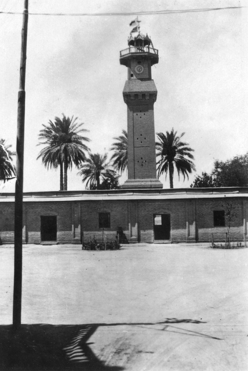 Bloktårn, 31st British General Hospital, Bagdad, Mesopotamien, WWI, 1918 af Unbekannt