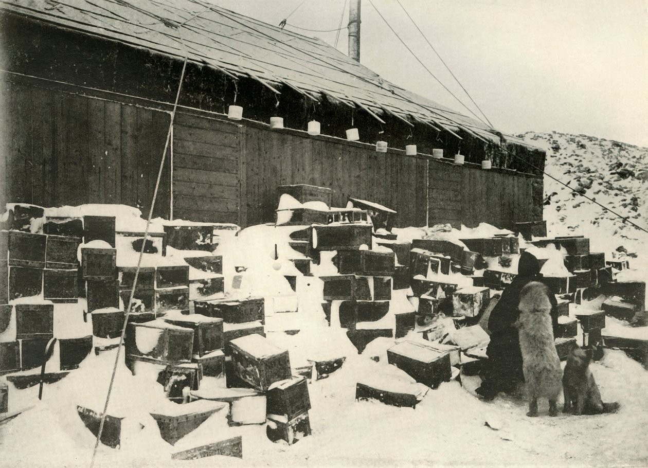 Isblokke...for at fastslå fordampningshastigheden, 1908, 1909 af Unbekannt