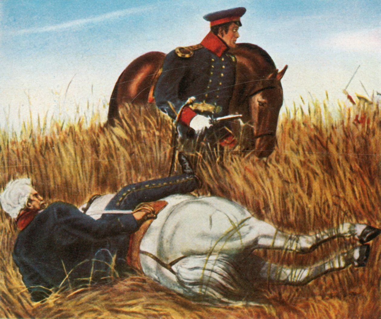 Blücher ved slaget ved Ligny, 16. juni 1815, 1936. af Unbekannt