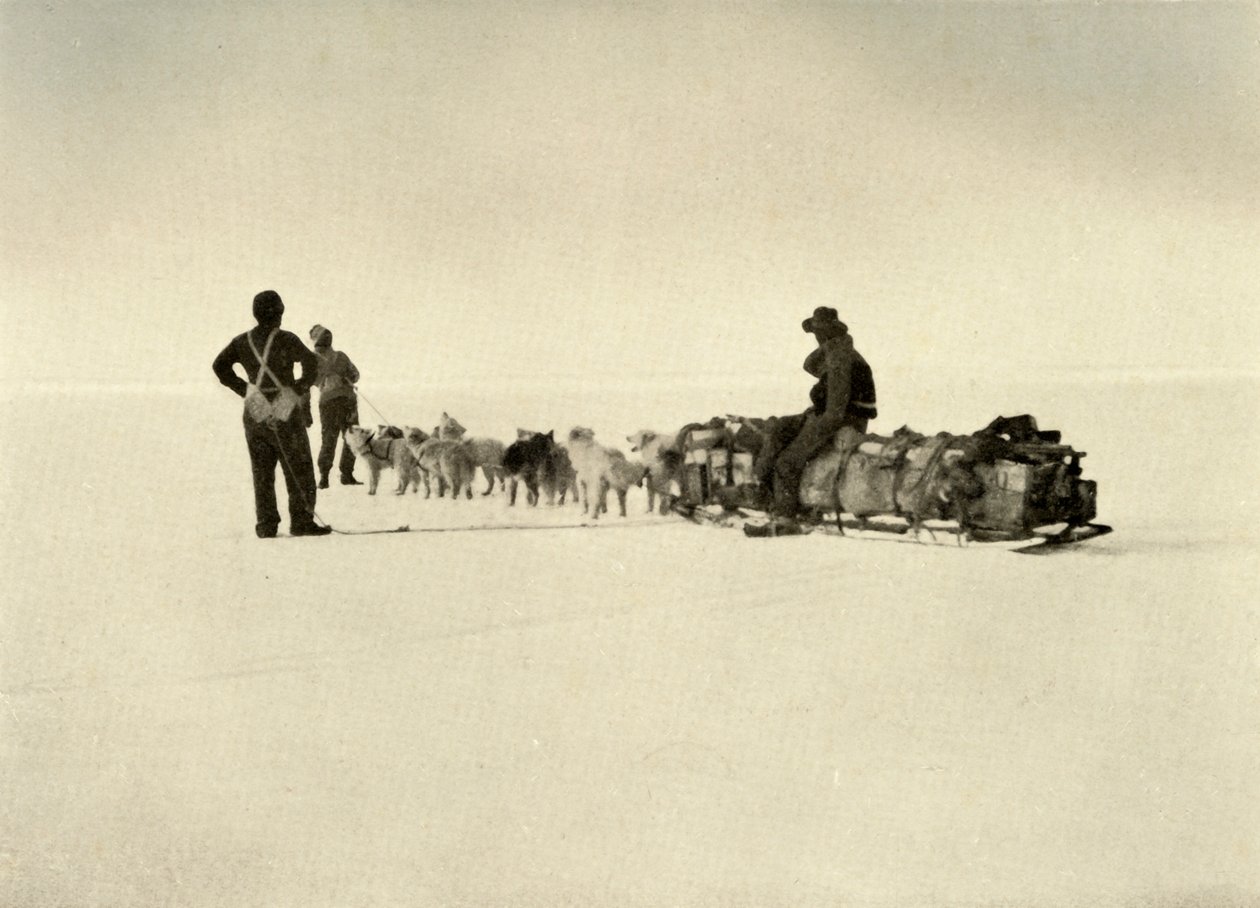 Bluff Depot Party on the Barrier, c1908, 1909. af Unbekannt