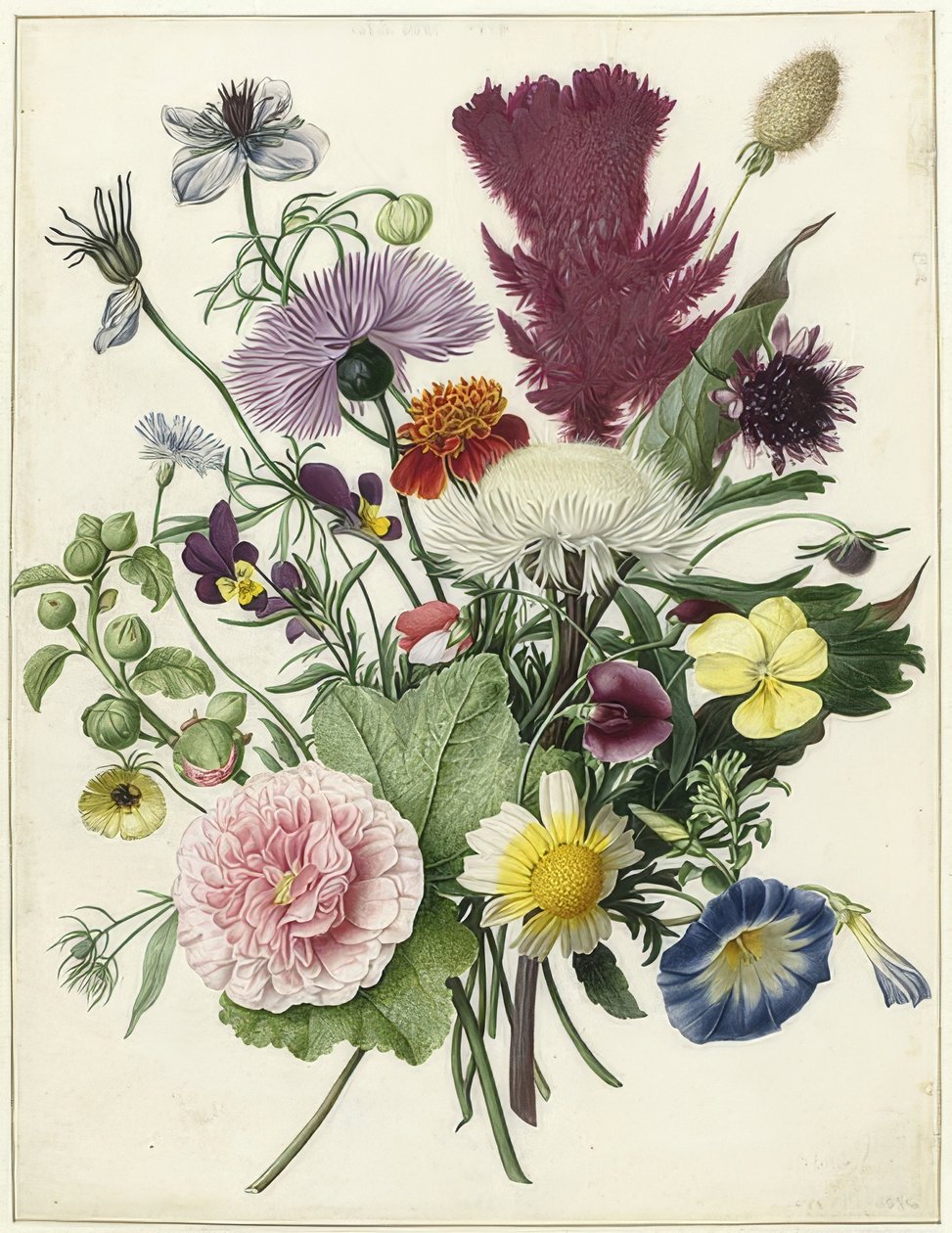 Flot blomster. 1680 af Unbekannt