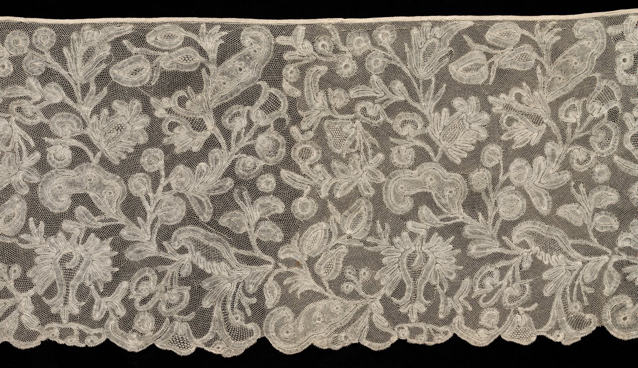 Spole blonde volang, 1700-tallet. af Unbekannt