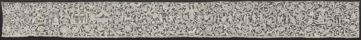 Bobbin Lace Volang: Punto di Milano, 1700-tallet. af Unbekannt