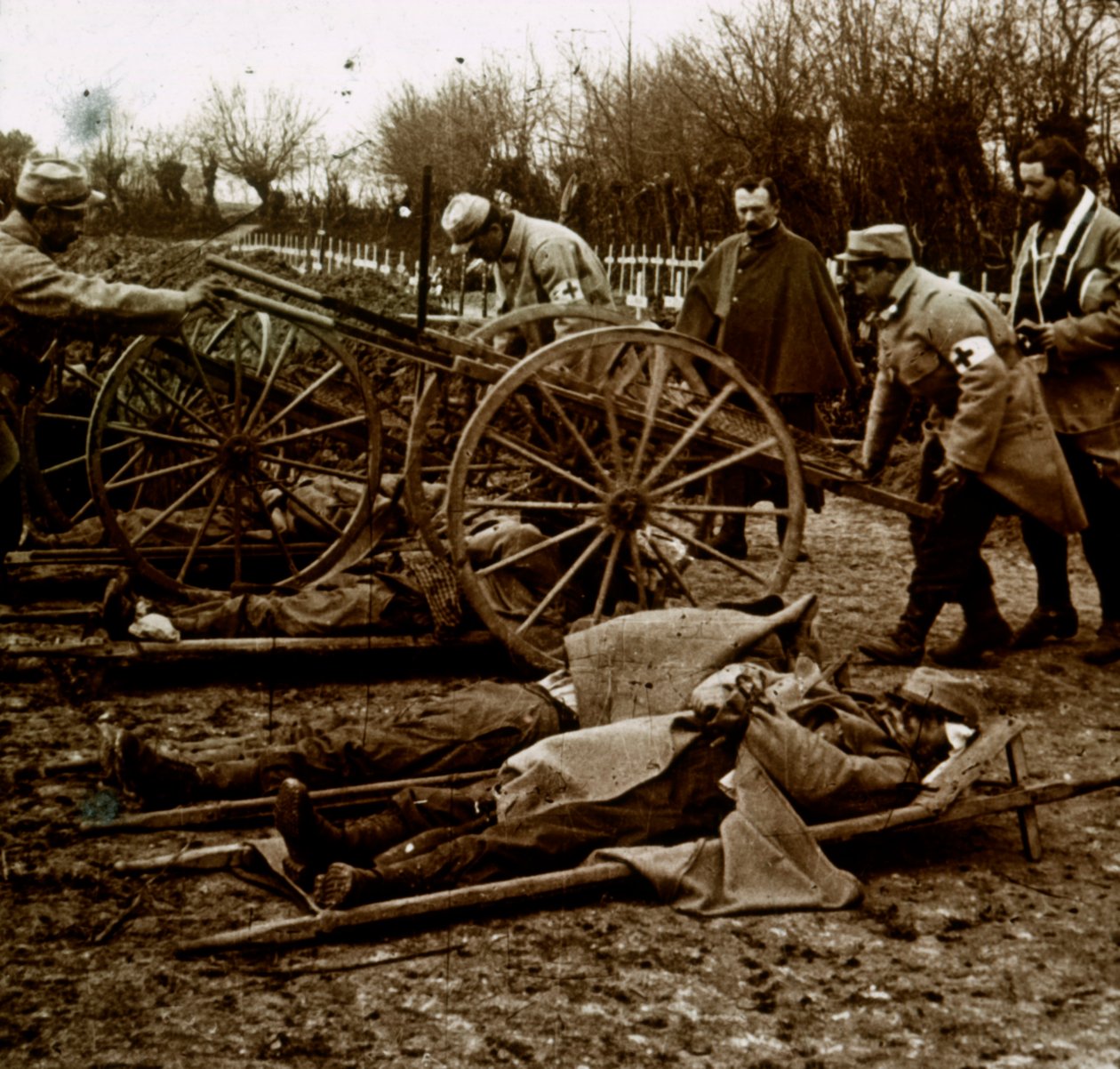 Bodies, Villers-au-Bois, Nordfrankrig, c1914-c1918 af Unbekannt