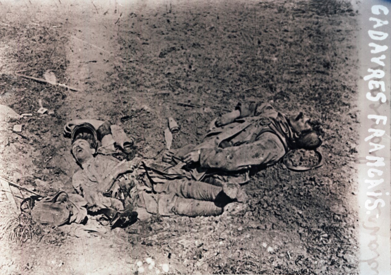 Lig af døde franske soldater, c1914-c1918 af Unbekannt