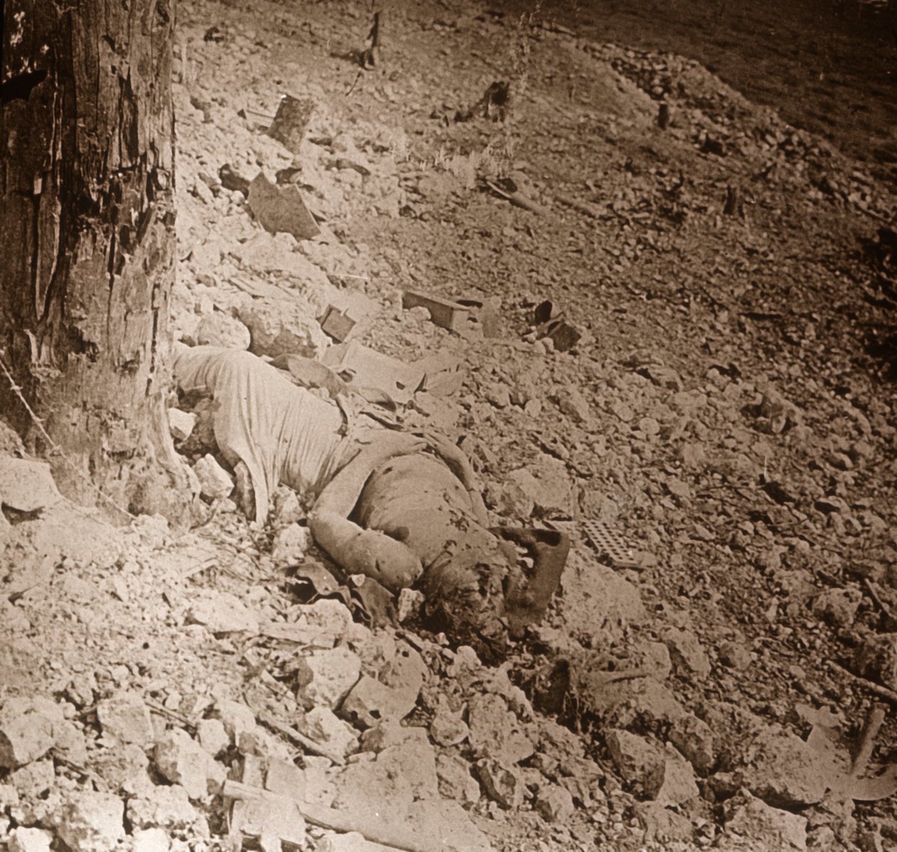 Lig af død soldat, c1914-c1918 af Unbekannt