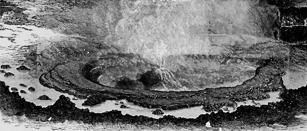 Kogende svovlkilder, 1883 af Unbekannt