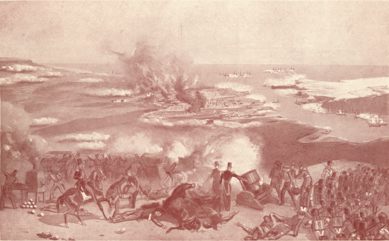 Bombardement af Sebastopol, 1854 1909 af Unbekannt