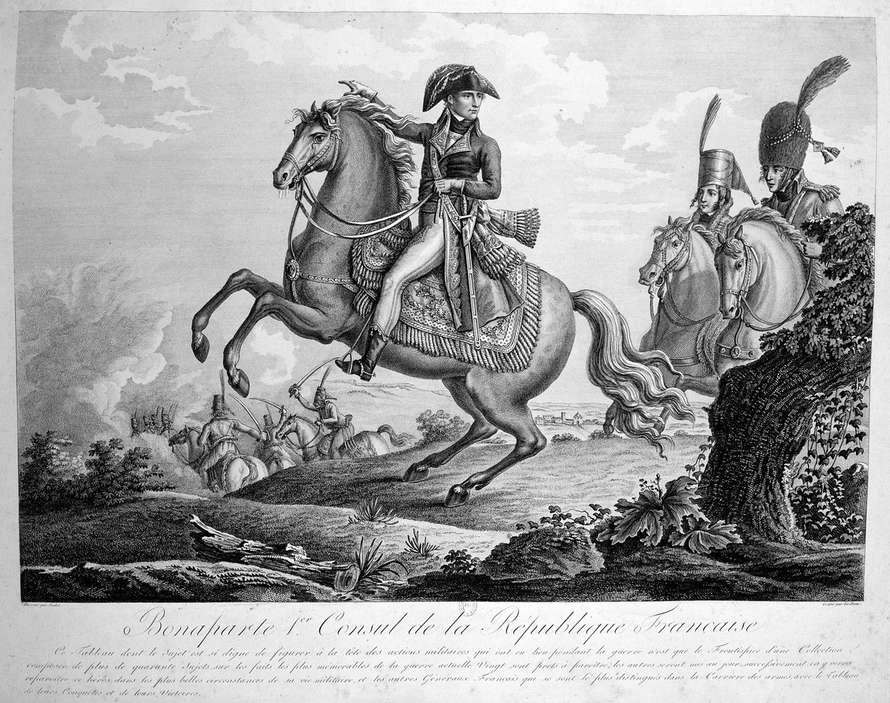 Bonaparte 1. konsul i den franske republik, 1800-tallet af Unbekannt