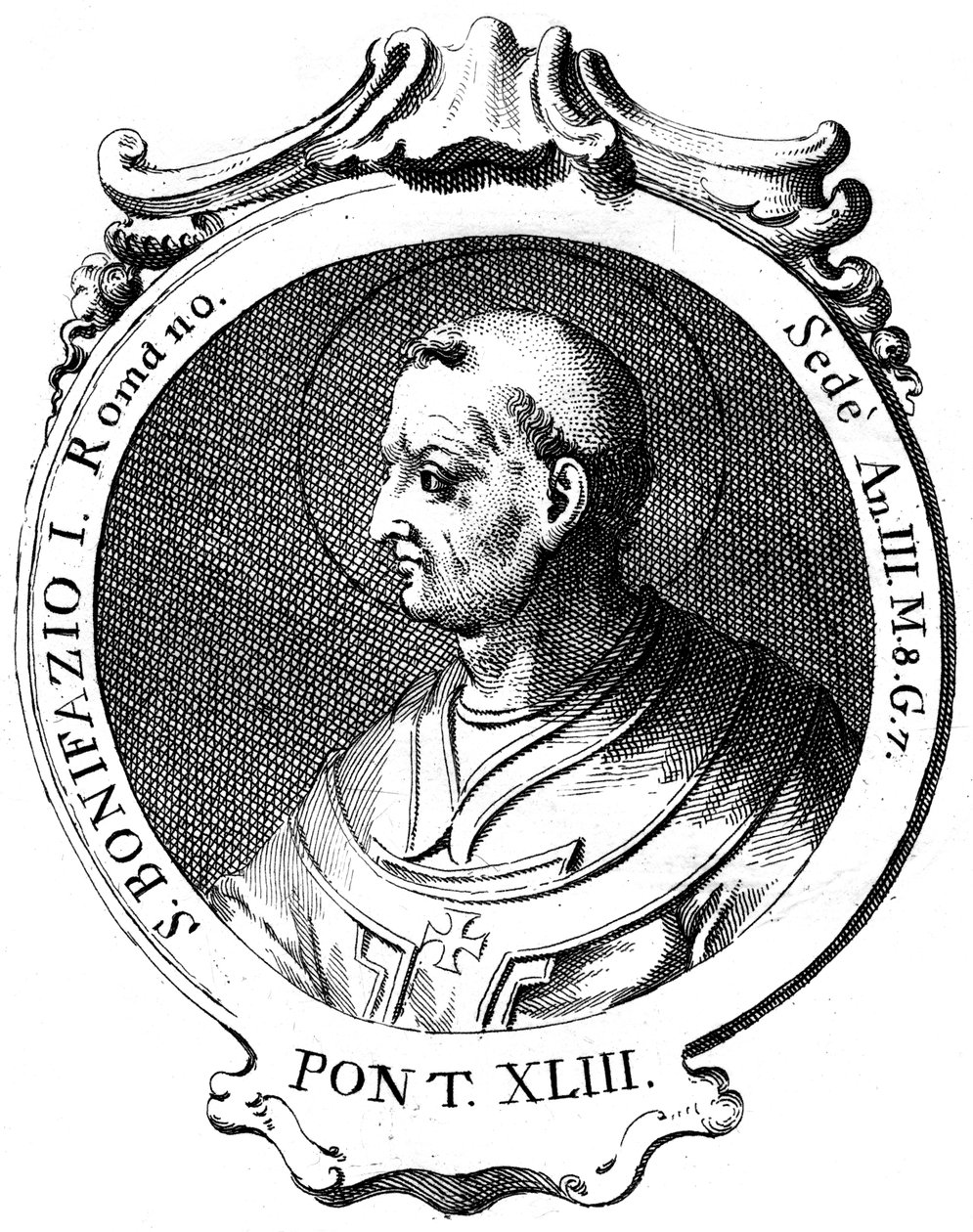 Bonifatius I, pave af den katolske kirke af Unbekannt