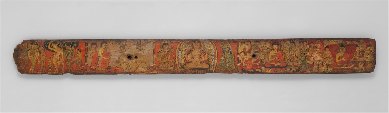 Bogomslag fra et manuskript af Ashtasahasrika Prajnaparamita Sutra, 10.-11. århundrede. af Unbekannt
