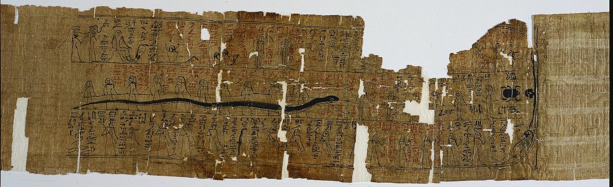 Book of Amduat, måske af Bakenmut, med elementer fra den tiende til tolvte time, 1000-900 f.Kr. af Unbekannt