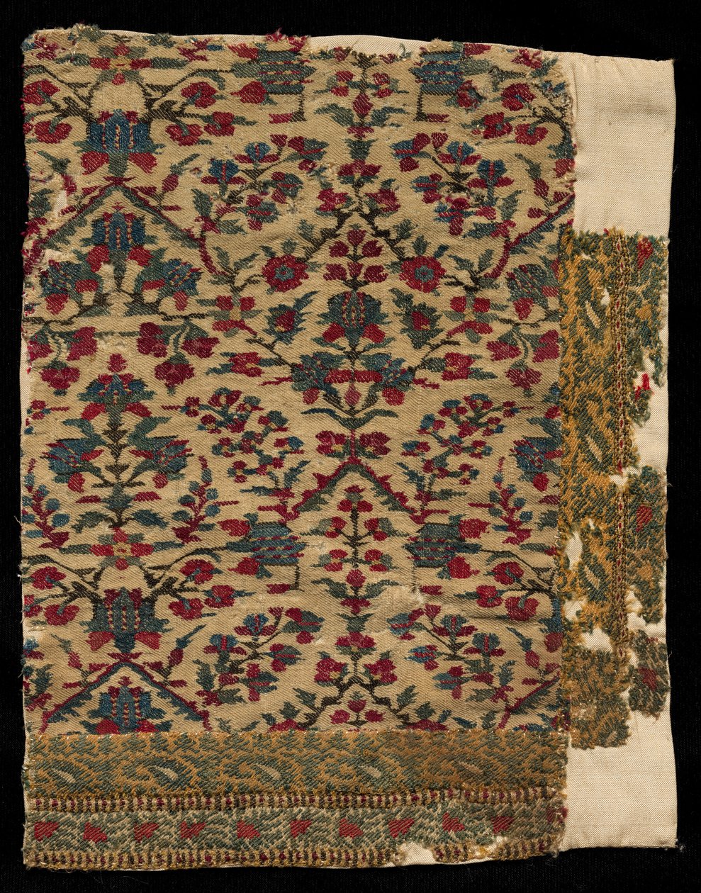 Border Fragment of a Shawl, slutningen af 1700-tallet - begyndelsen af 1800-tallet. af Unbekannt