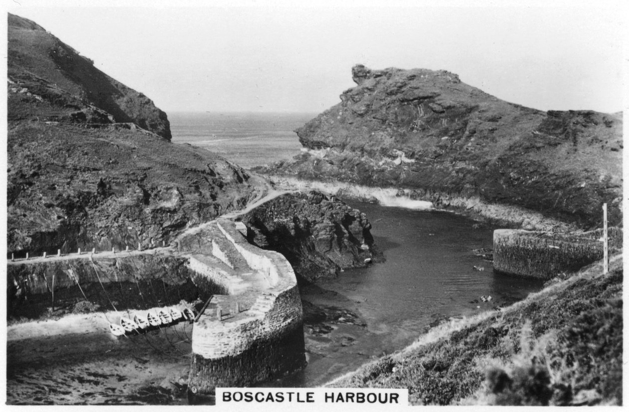 Boscastle Harbour, Cornwall, 1937 af Unbekannt