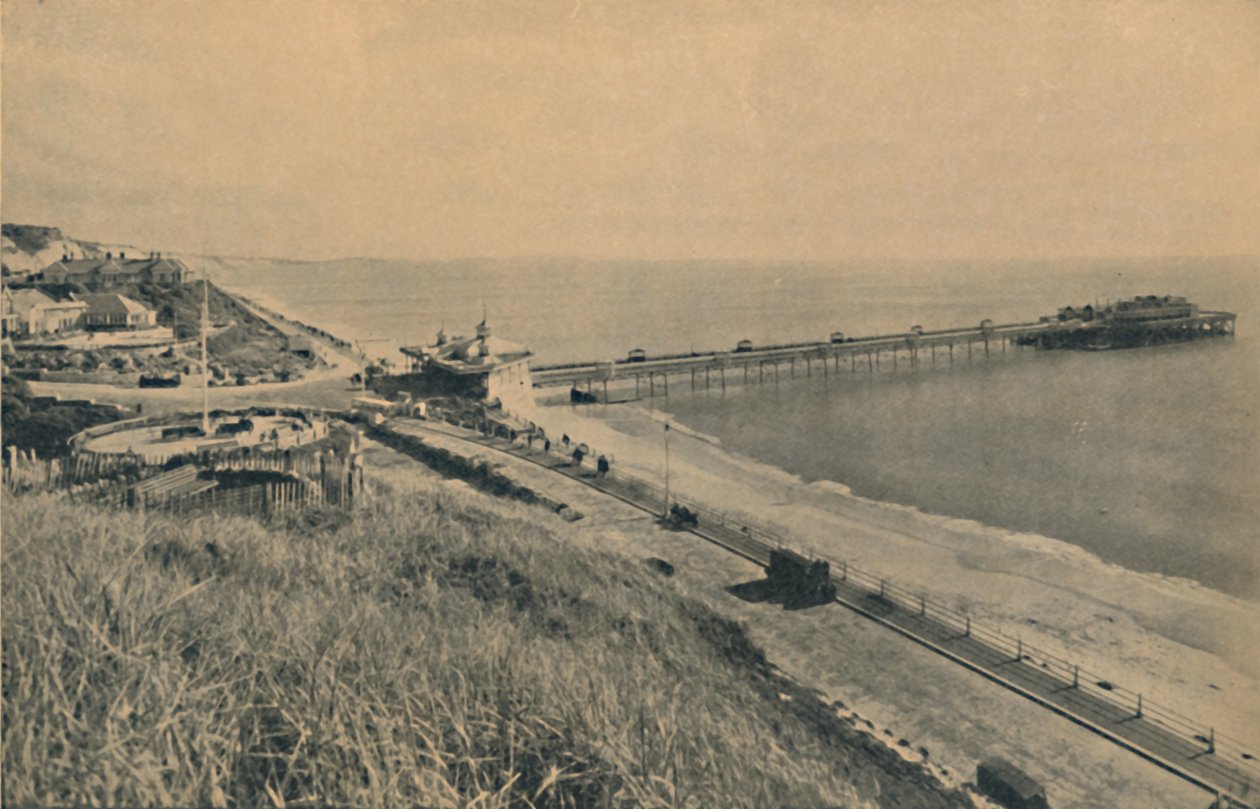 Boscombe Pier and Sea Front, 1929 af Unbekannt