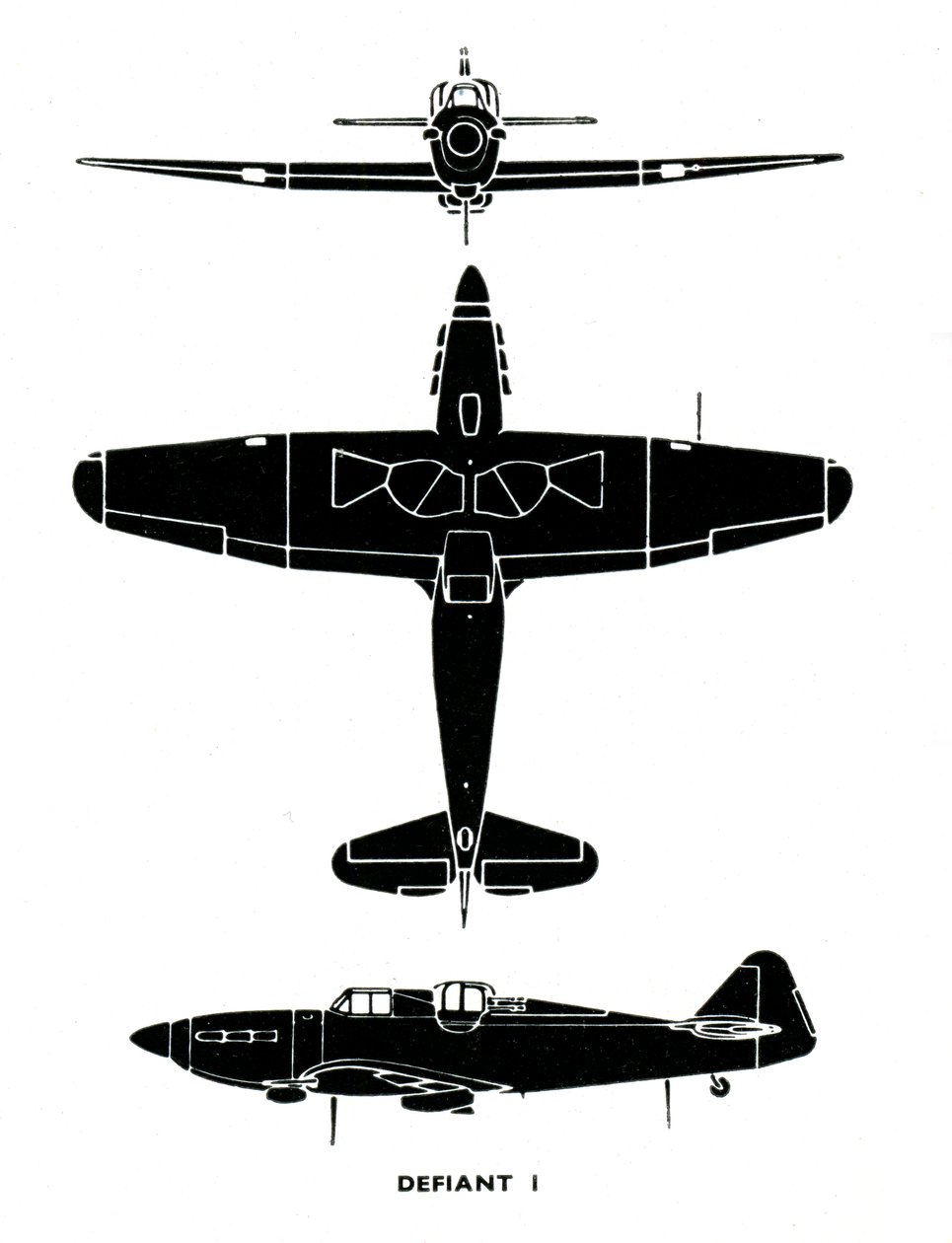 Boulton Paul Defiant I, 1941. af Unbekannt