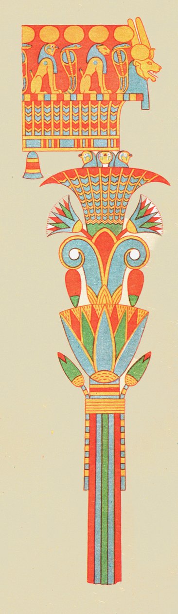 Bukethovedstad, Theben, Egypten, 1928. af Unbekannt
