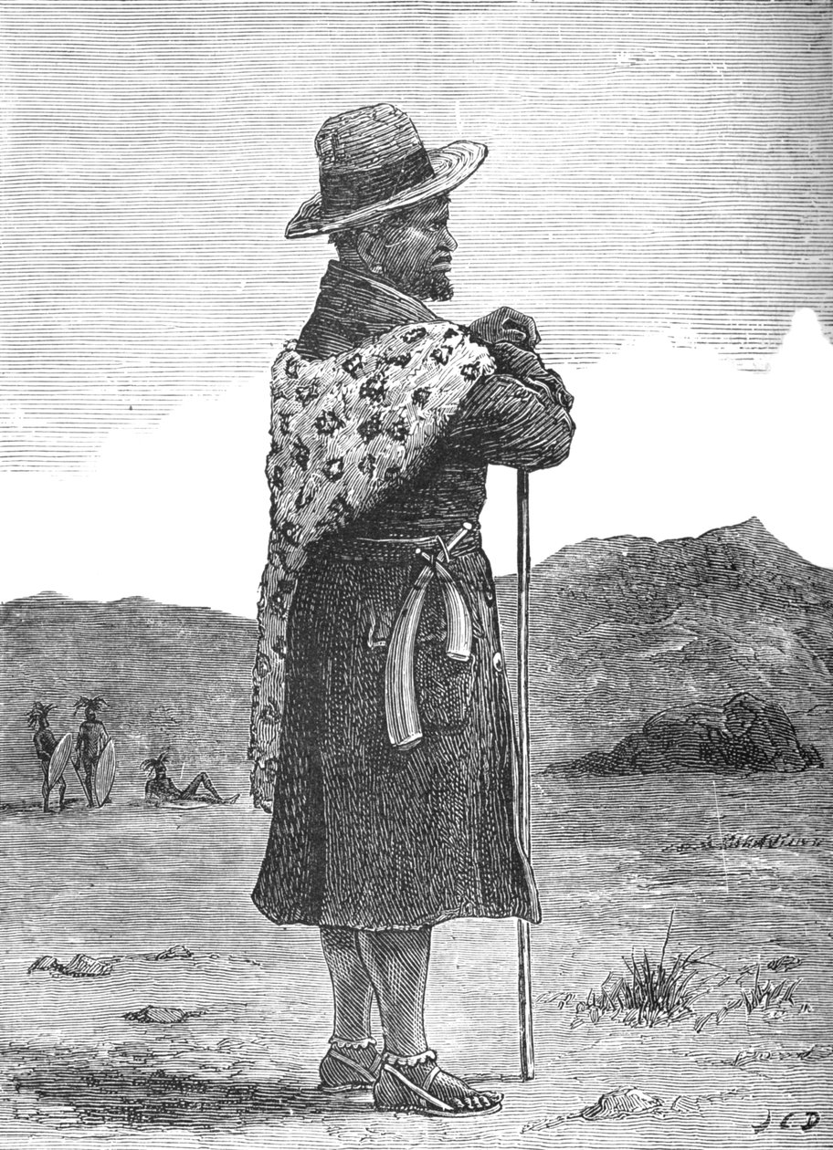 Bovane, den øverstkommanderende i Swazi, c1880 af Unbekannt