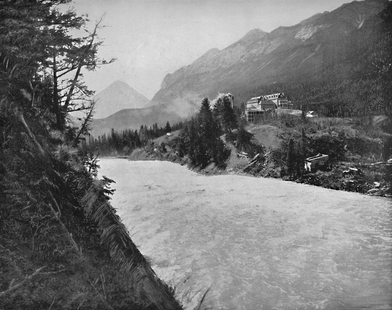 Bow River Raids, Banff, N.W.T., c1897. af Unbekannt
