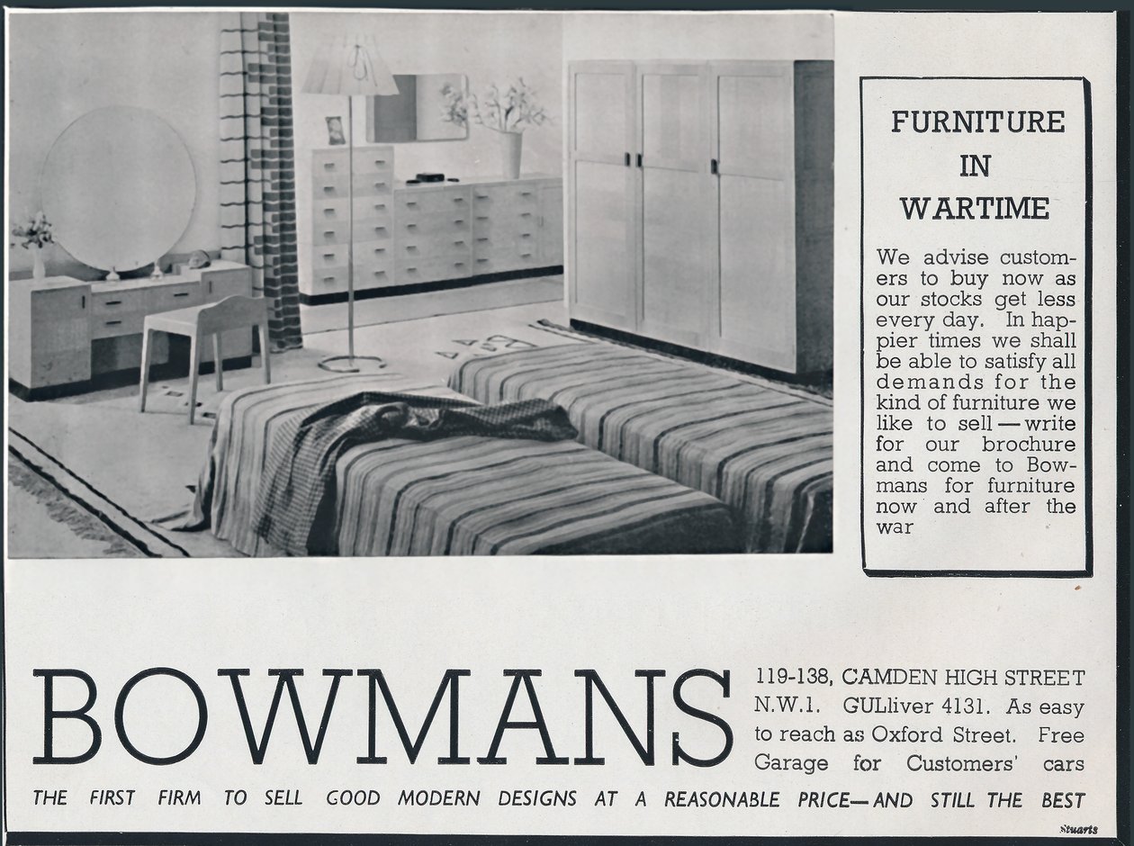 Bowmans annonce, 1942 af Unbekannt