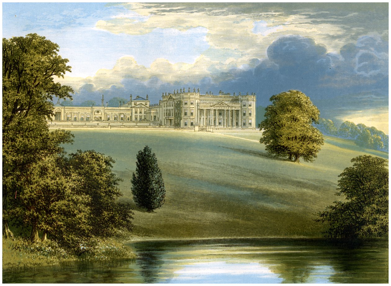 Bowood Park, Wiltshire, hjemsted for Marquess of Lansdowne, c1880 af Unbekannt