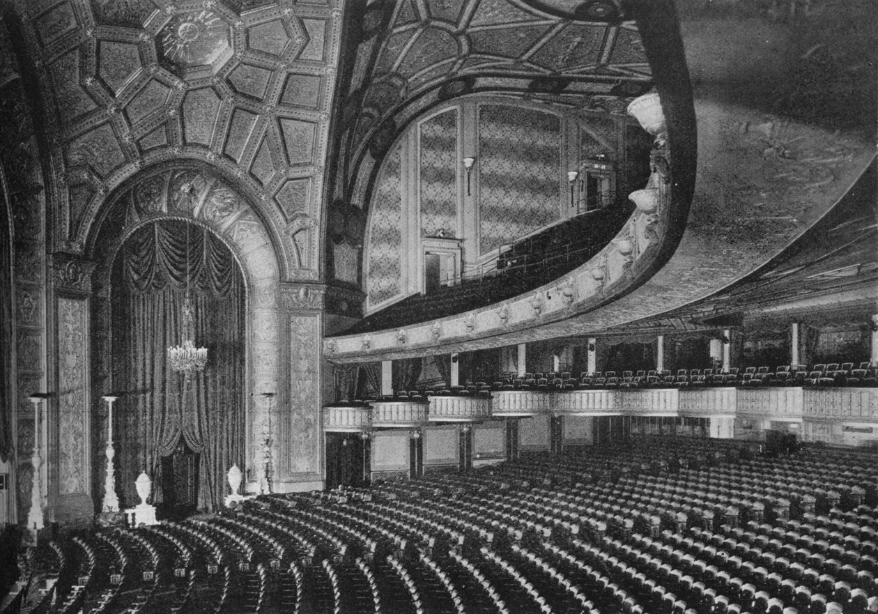Bokser i Loge Mezzanine, Capitol Theatre, Detroit, Michigan, 1925 af Unbekannt