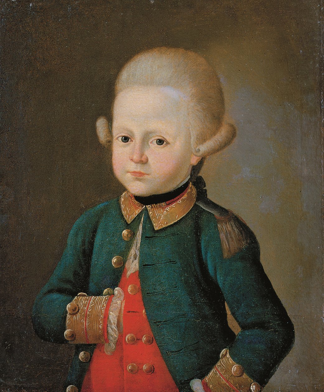 Dreng underkorporal fra Preobrazhensky Regiment, slutningen af 1760