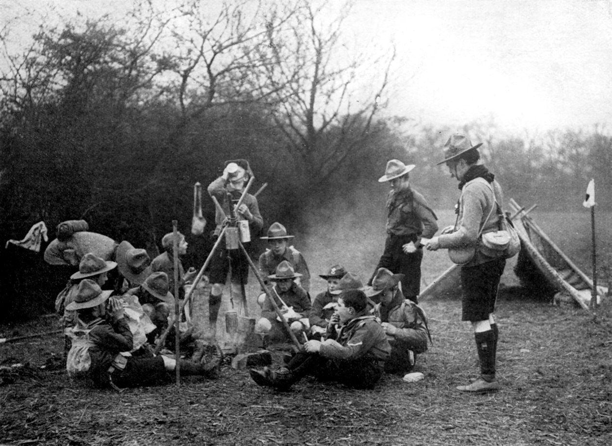 Spejder-camping, 1926. af Unbekannt