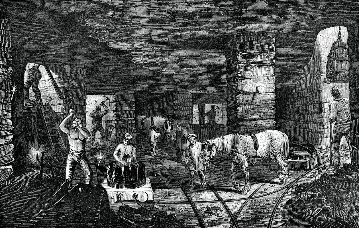 Bradley kulmine, nær Bilston, 1886 af Unbekannt