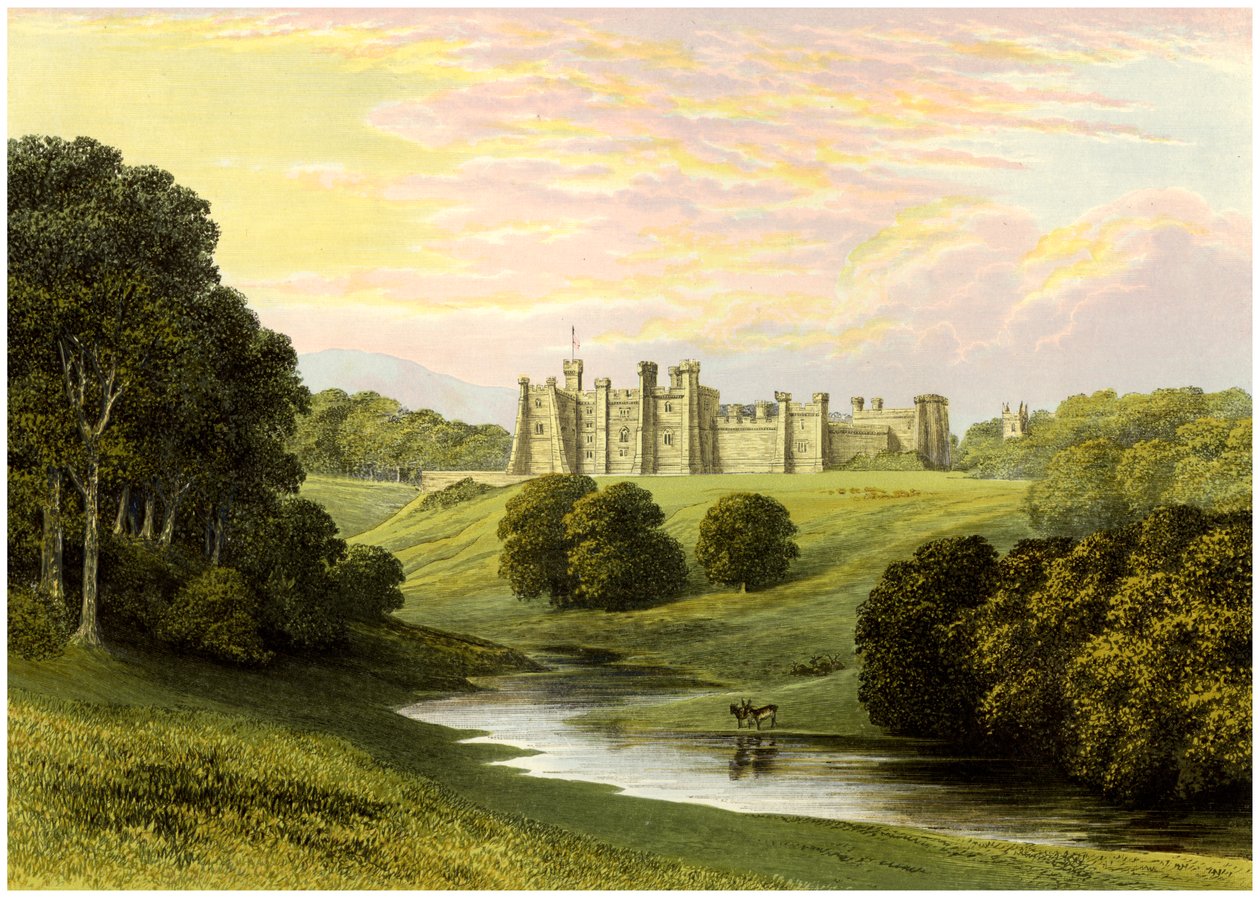 Brancepeth Castle, Lord Boyne, c1880 af Unbekannt