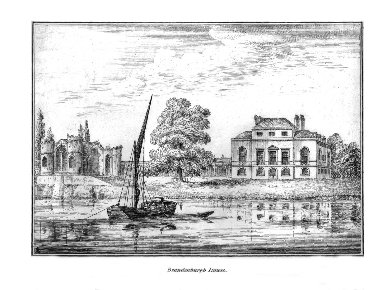 Brandenburgh House., C1790, 1795 af Unbekannt