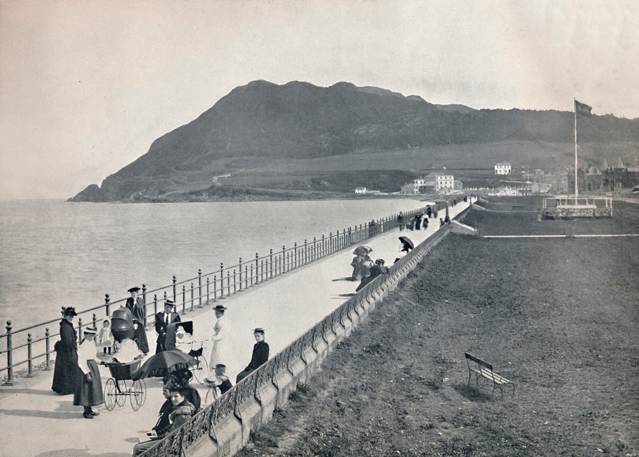 Bray - Promenade og Bray Head, 1895 af Unbekannt