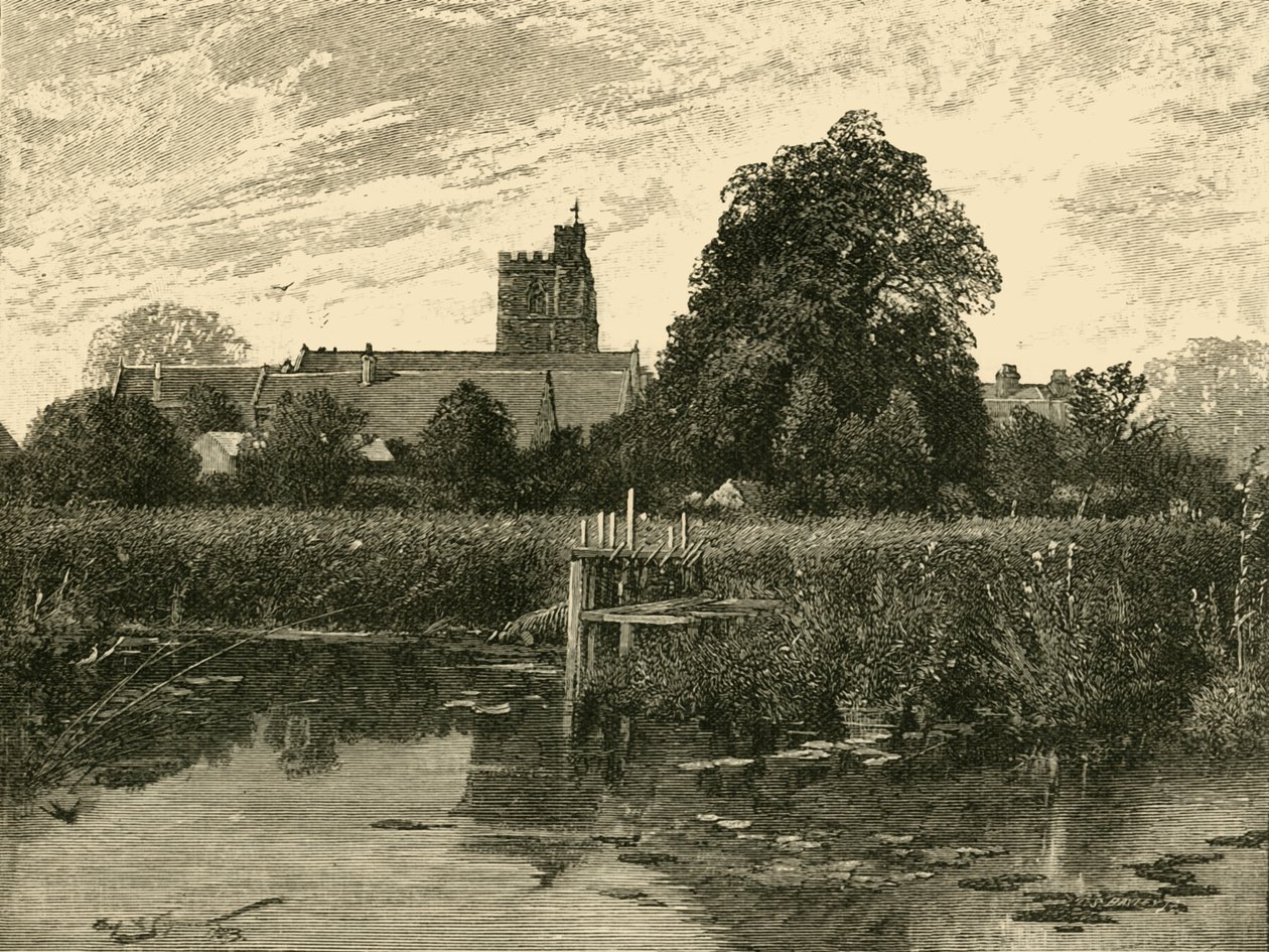 Bray Kirke, 1898. af Unbekannt