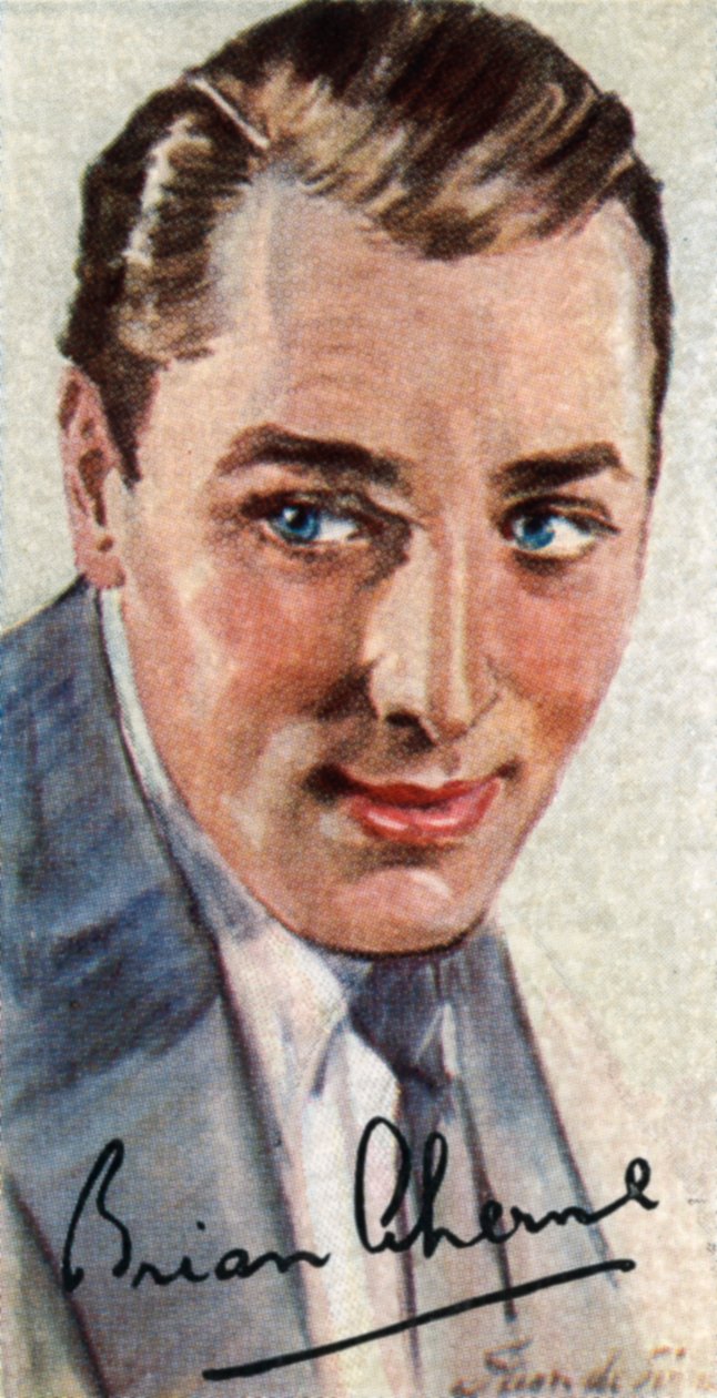 Brian Aherne, 1902-1986, engelsk filmskuespiller, der fik succes i Hollywood, 20. århundrede af Unbekannt