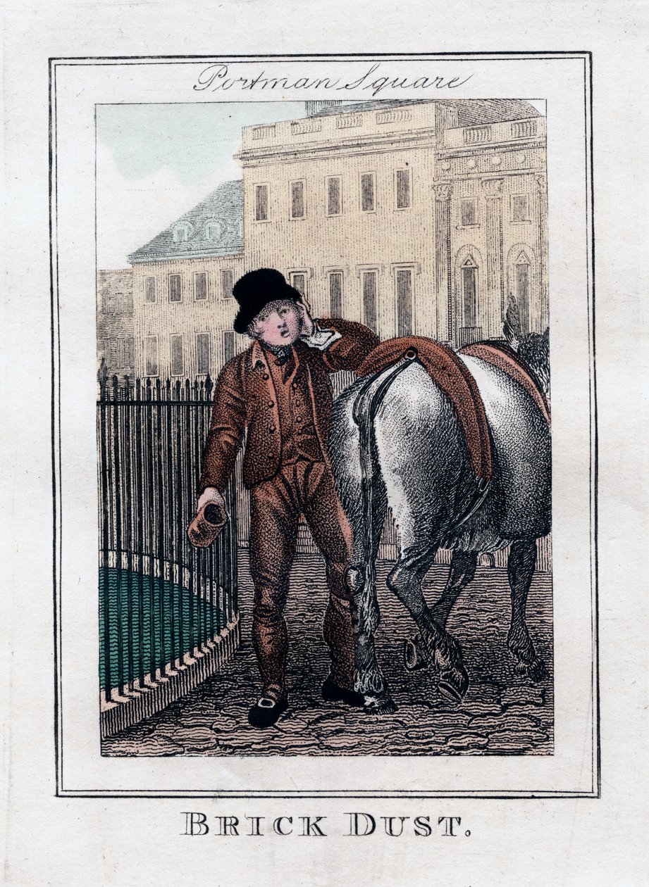 Brick Dust, Portman Square, London, 1805 af Unbekannt