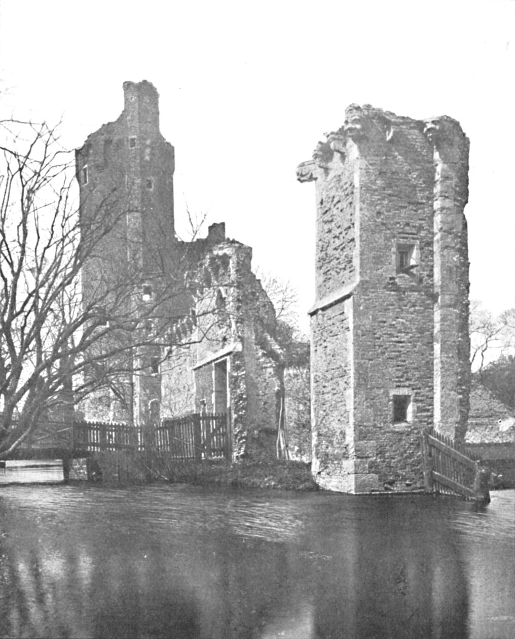 Murværk på Caister Castle, Norfolk, 1903 af Unbekannt