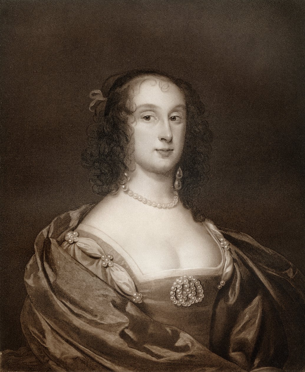 Bridget Fleetwood, ældste datter af Oliver Cromwell, 1600-tallet, 1899 af Unbekannt