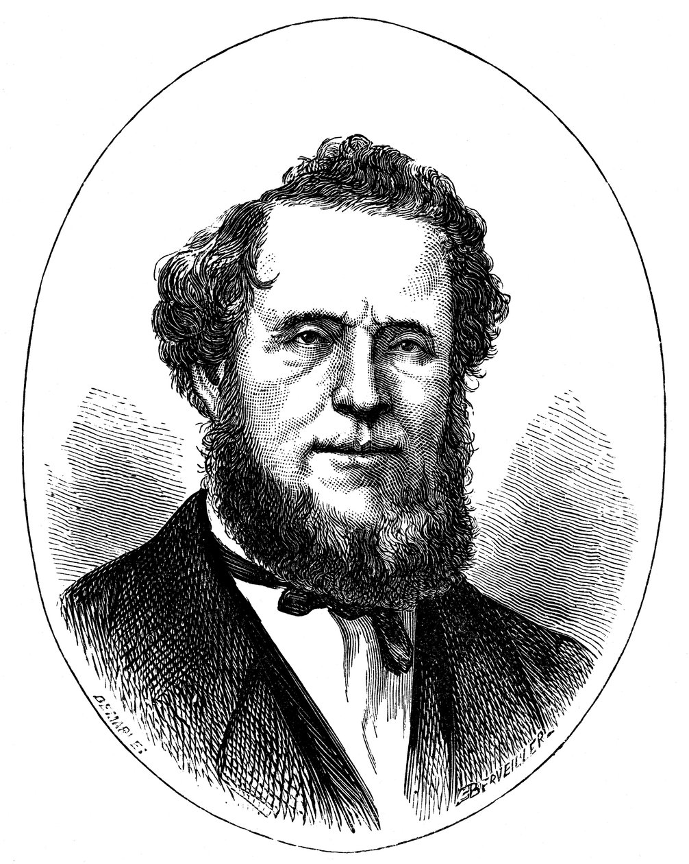 Brigham Young, amerikansk mormonleder, c1870 af Unbekannt