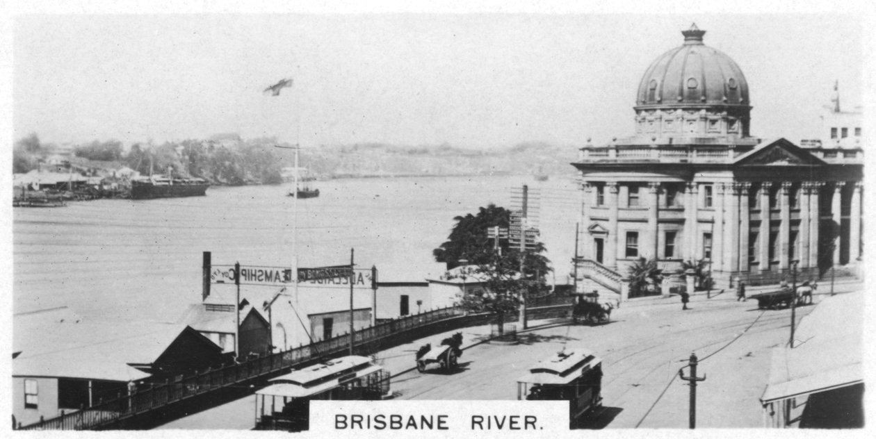 Brisbane River, Queensland, Australien, 1928 af Unbekannt