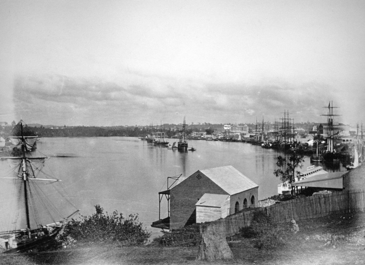Brisbane River, det sydøstlige Queensland, Australien, 1870-1880 af Unbekannt