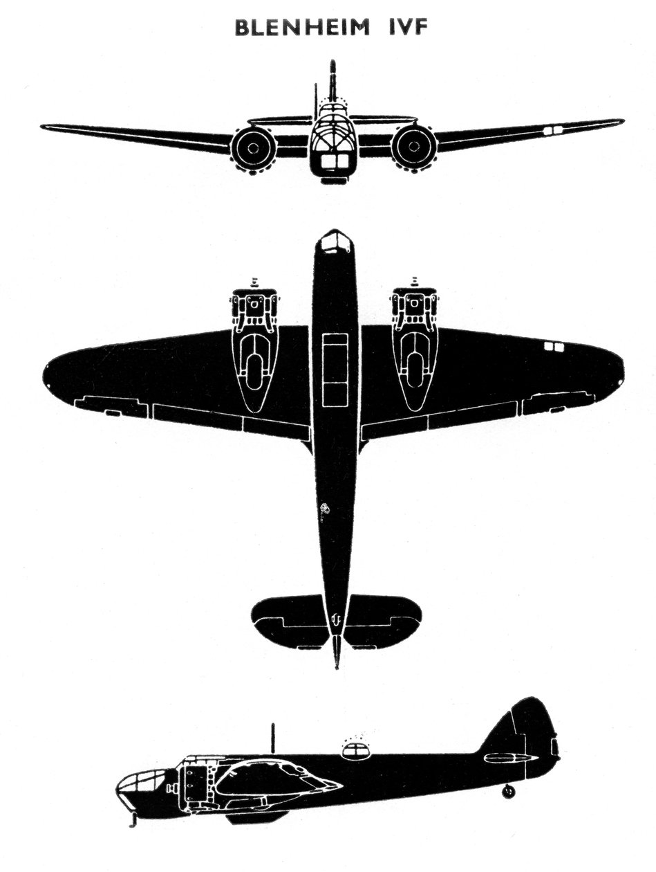 Bristol Blenheim Mk IVF, 1941 af Unbekannt