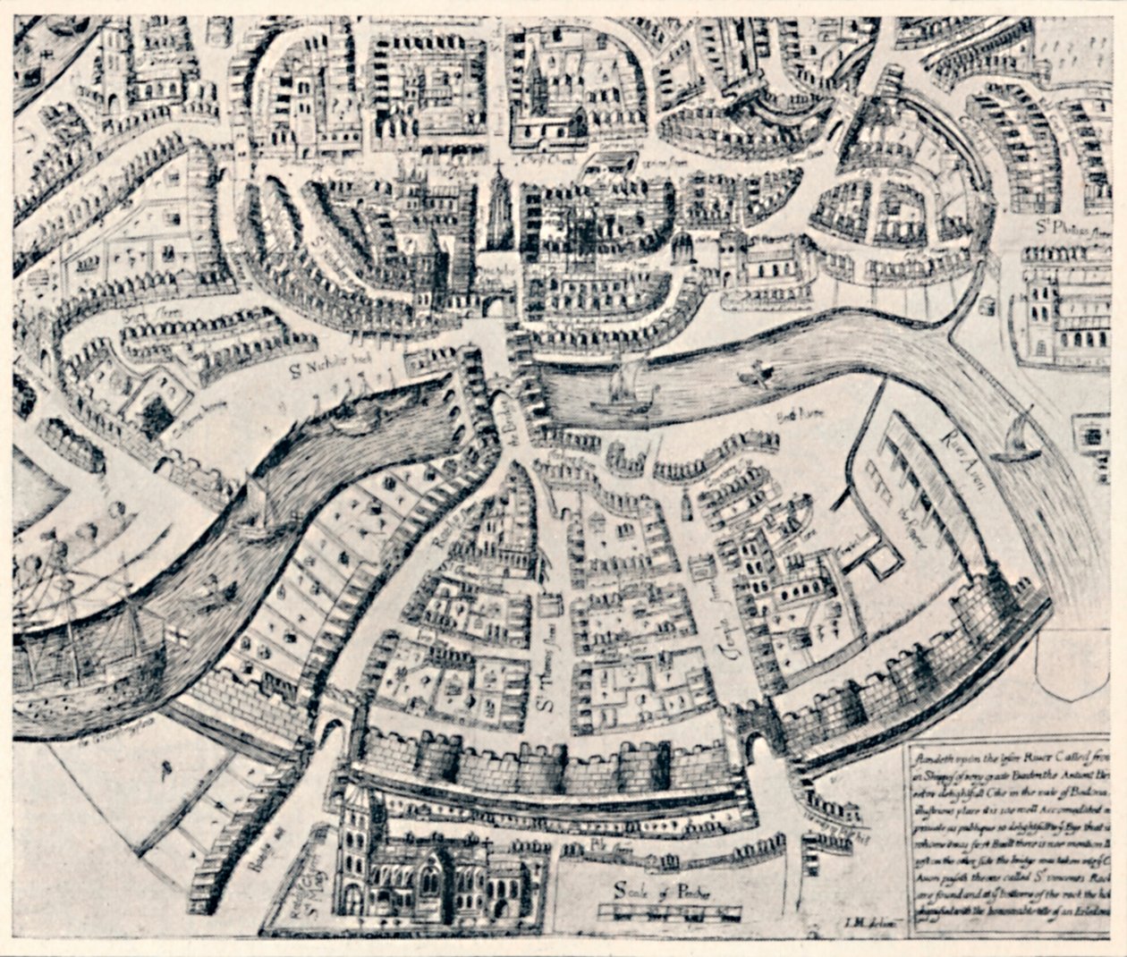 Bristol i 1670, 1670, 1903 af Unbekannt