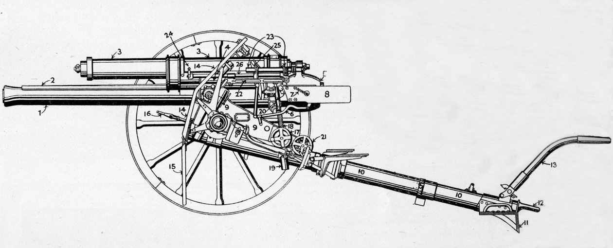 Britisk 18-pundspistol, 1915 af Unbekannt