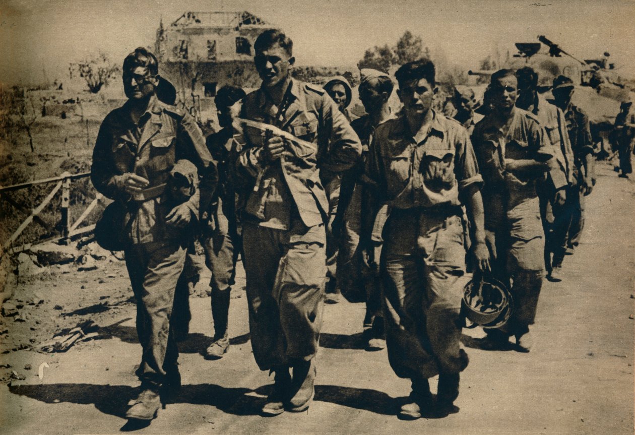 Britiske faldskærmstropper greb denne bro, 1943-44 af Unbekannt